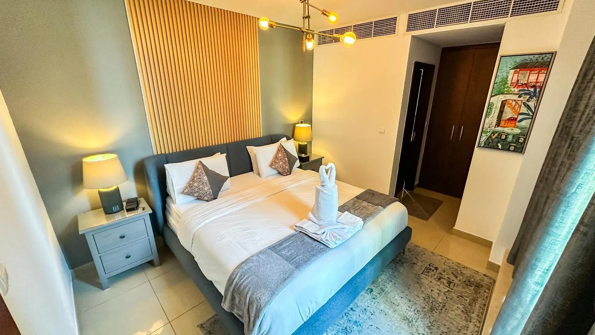 Appartement Vserve - 1 Bedroom Spacious Majestic Burj Khalifa View Dubai